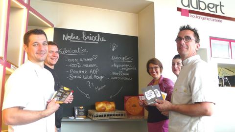 La boulangerie Aubert, à Cholet, a testé le Speech’o cartes en avant-première.